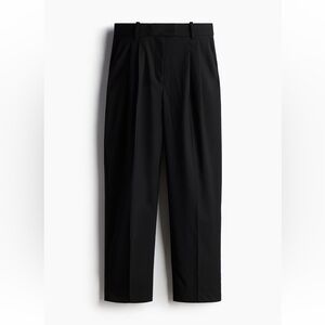 NWT H&M Ankle-Length Tailored Pants in Black in Size 4 CLASSIC MINIMALIST